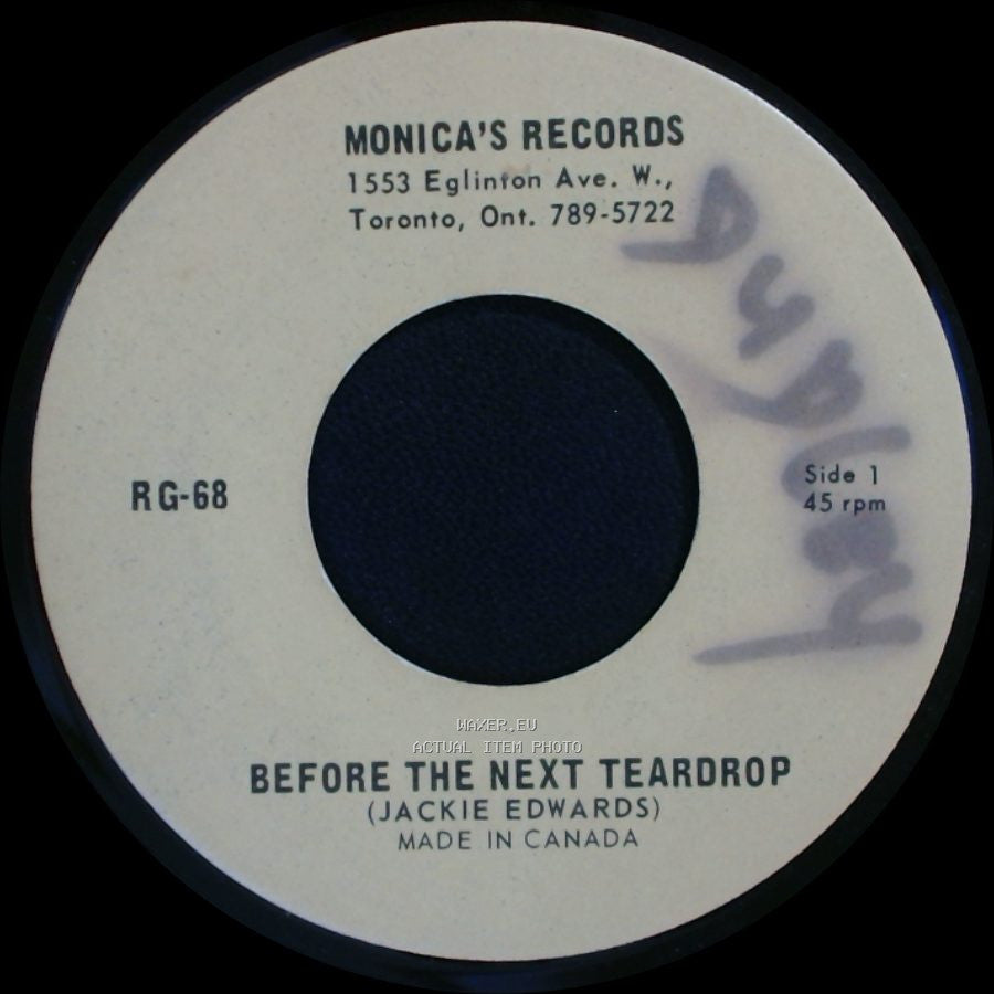 Unknown Artist - Before The Next Teardrop / Version side A