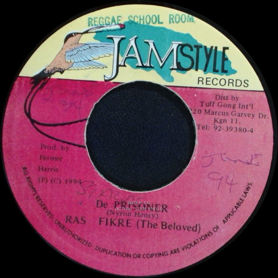 Ras Fikre (The Beloved) - Version / De Prisoner side B