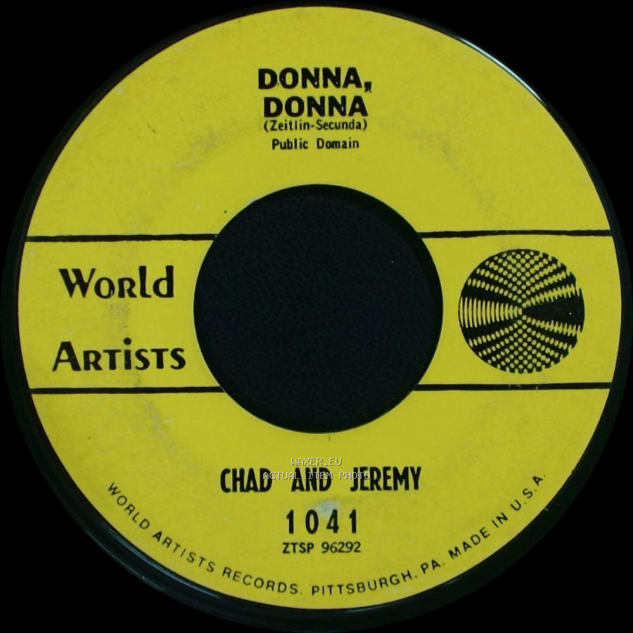 Chad And Jeremy - Donna, Donna / If I Loved You side A