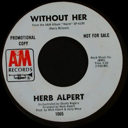 Herb Alpert - Without Her / Without Her side B