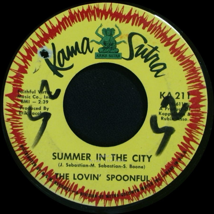 The Lovin' Spoonful - Summer In The City / Butchie's Tune side A
