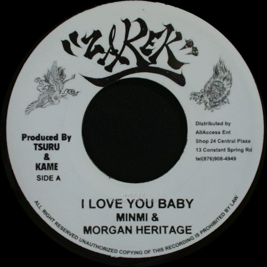 Minmi & Morgan Heritage - I Love You Baby / Version side A