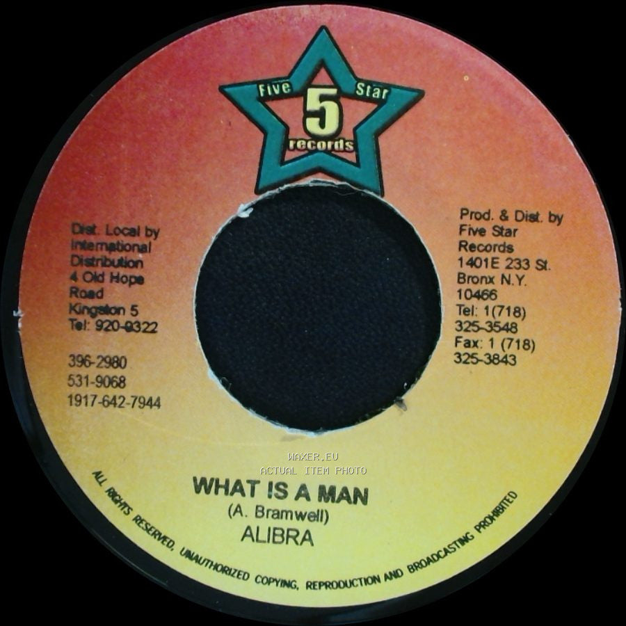 Alibra - What Is A Man / Star Boy Rhythm side A