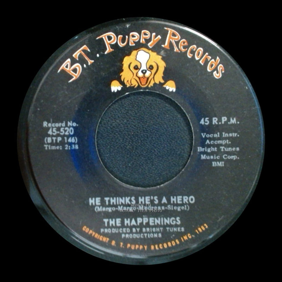 The Happenings - He Thinks He's A Hero / See You In September side A