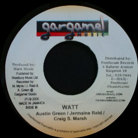 Buju Banton / Austin Green / Jermaine Reid / Craig S. Marsh - Nothing Wid Dem / Watt side B