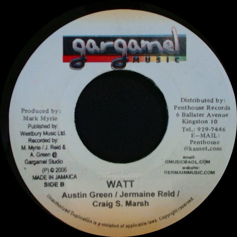 Buju Banton / Austin Green / Jermaine Reid / Craig S. Marsh - Nothing Wid Dem / Watt side B
