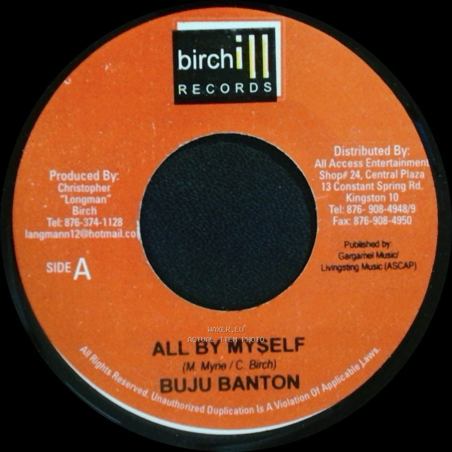 Buju Banton / Birch - All By Myself / Cry Baby side A