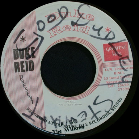 The Willows / Duke Reid - So Version / Unknown Title B side B
