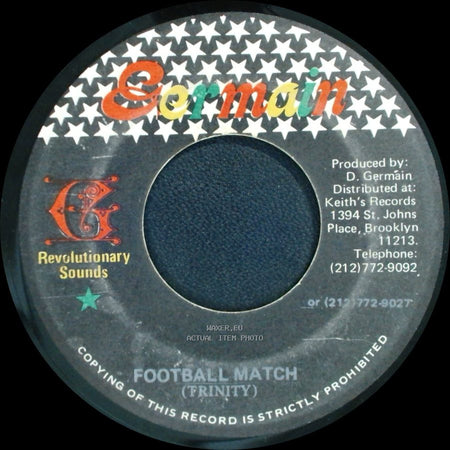 Unknown Artist - Unknown Title A / Football Match (Trinity) side B