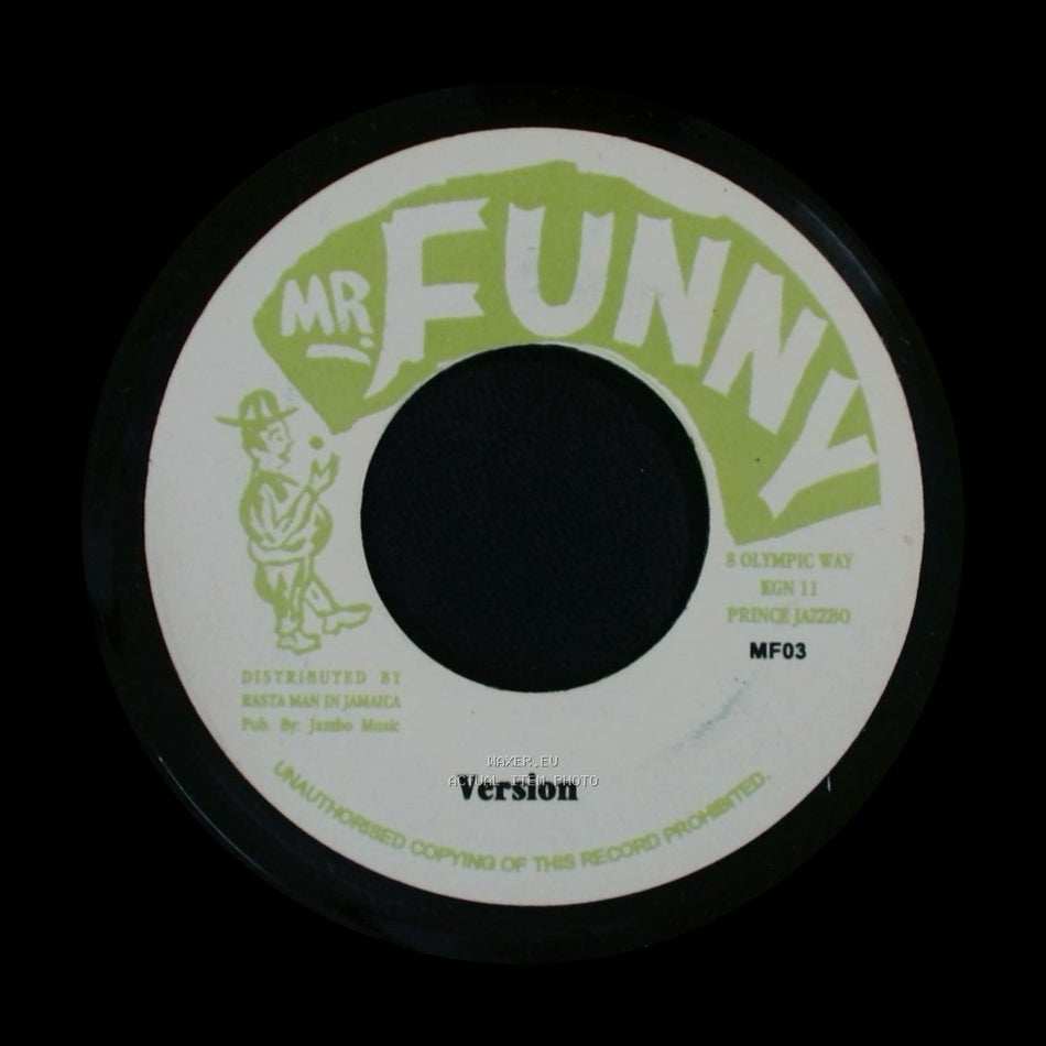 Prince Jazzbo - Version / Step Forward Youth side A