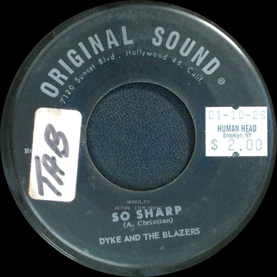 Dyke And The Blazers - Don't Bug Me / So Sharp side B