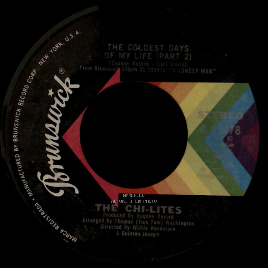 The Chi-Lites - The Coldest Days Of My Life (Part 1) / The Coldest Days Of My Life (Part 2) side B