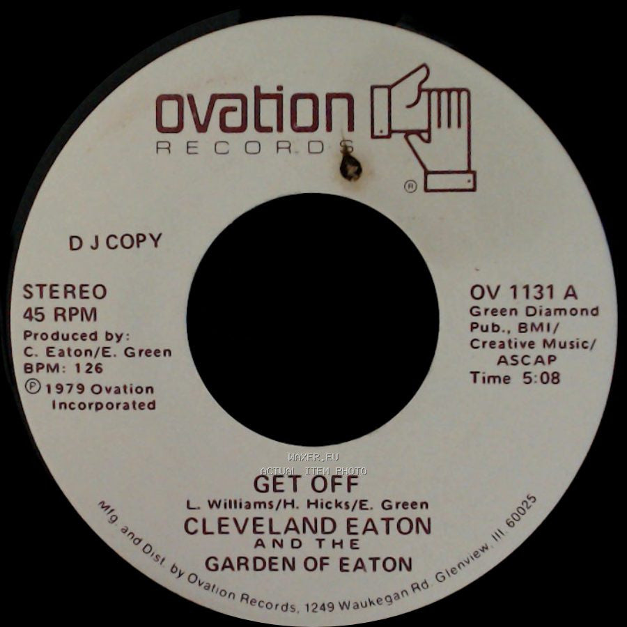 Cleveland Eaton And The Garden Of Eaton - Get Off / I'm Lonely Tonight side A