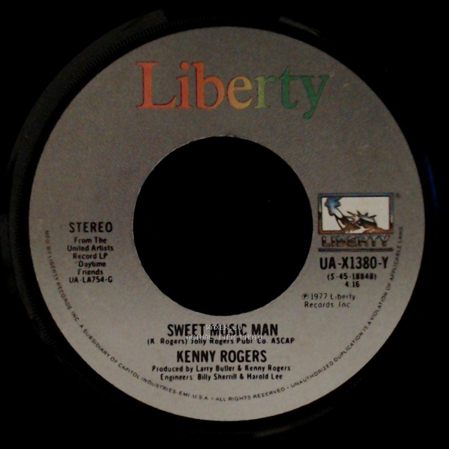 Kenny Rogers - Sweet Music Man / Lady side A