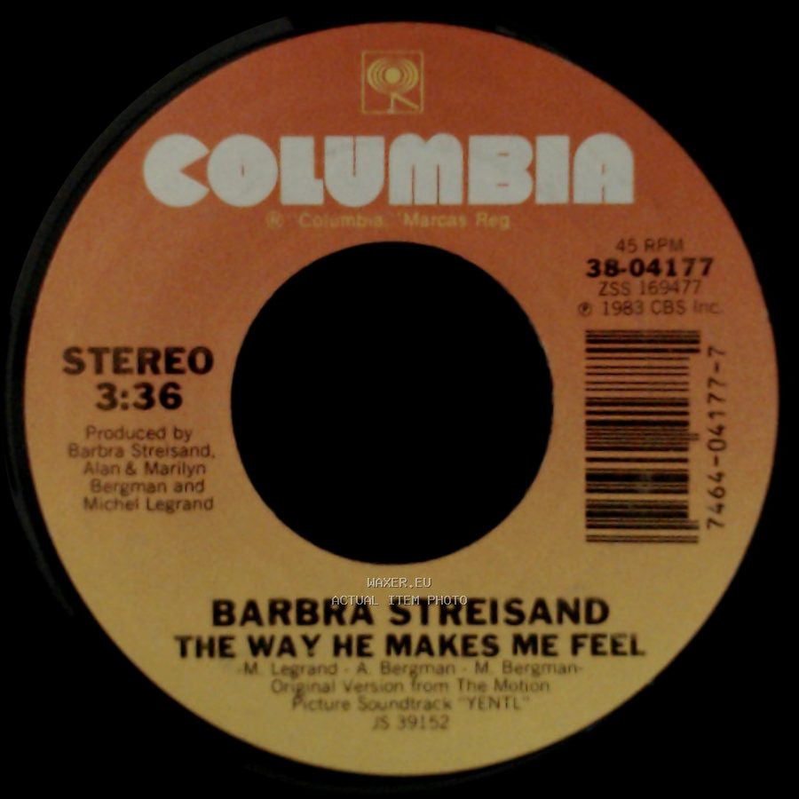 Barbra Streisand - The Way He Makes Me Feel / The Way He Makes Me Feel side A