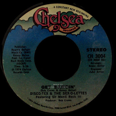 Disco-Tex & The Sex-O-Lettes / Disco-Tex & The Sex-O-Lettes Featuring Sir Monti Rock Iii - Get Dancin' / Get Dancin', Part Ii side A