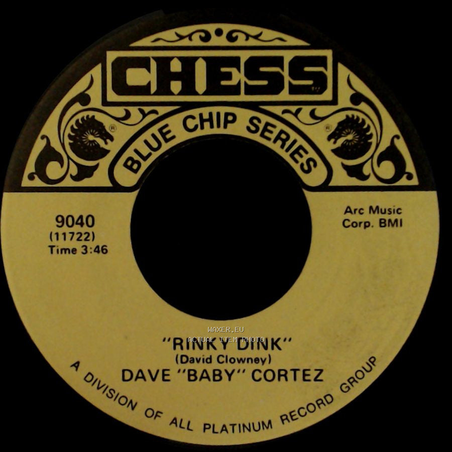 Dave "Baby" Cortez / Billy Stewart - Rinky Dink / Billy's Blues side A