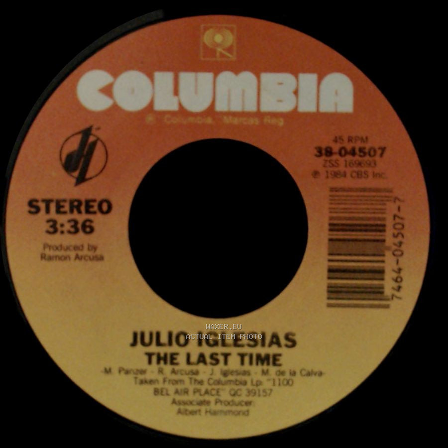 Julio Iglesias & Diana Ross / Julio Iglesias - All Of You / The Last Time side B