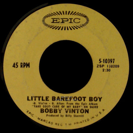 Bobby Vinton - I Love How You Love Me / Little Barefoot Boy side B