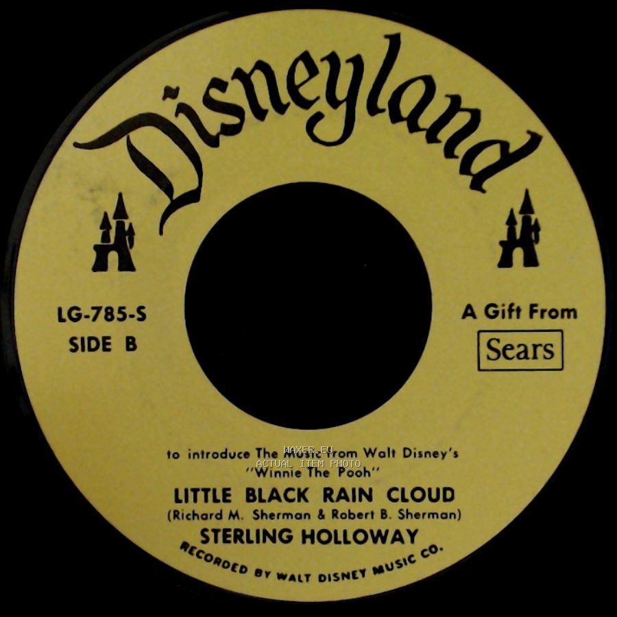 Choir / Sterling Holloway - Winnie The Pooh / Little Black Rain Cloud side B