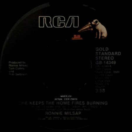 Ronnie Milsap - Lost In The Fifties Tonight (In The Still Of The Night) / She Keeps The Home Fires Burning side B