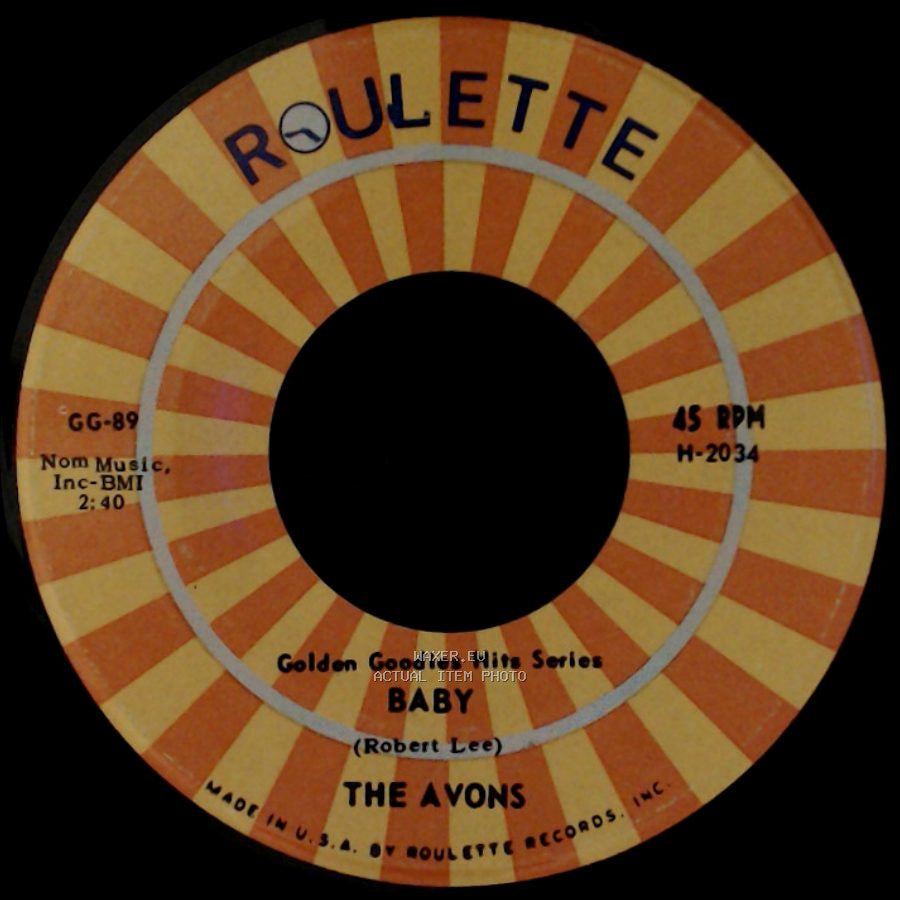 The Avons - Bonnie / Baby side B