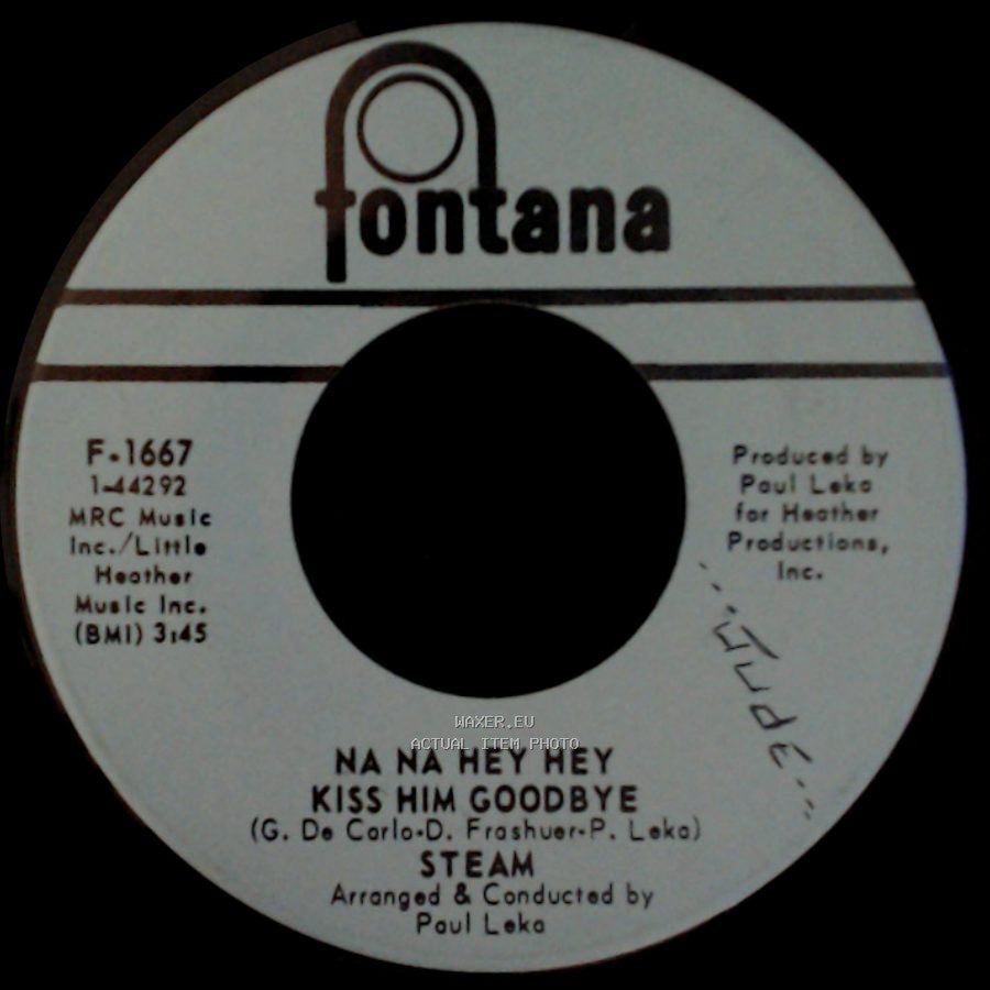 Steam - It's The Magic In You Girl / Na Na Hey Hey Kiss Him Goodbye side B