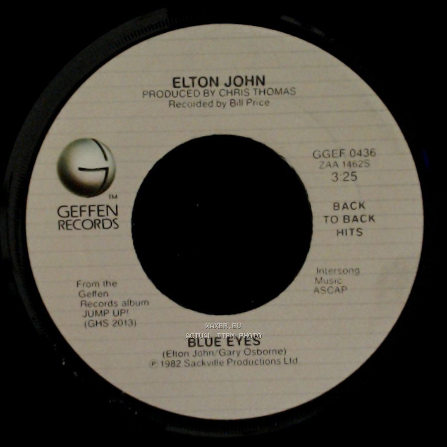 Elton John - Empty Garden (Hey Hey Johnny) / Blue Eyes side B