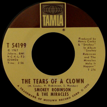 Smokey Robinson & The Miracles - Promise Me / The Tears Of A Clown side B