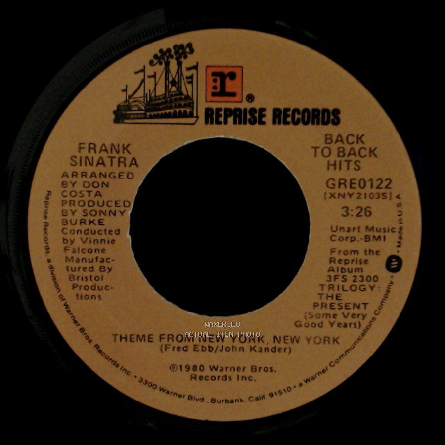 Frank Sinatra - You And Me (We Wanted It All) / Theme From New York, New York side B