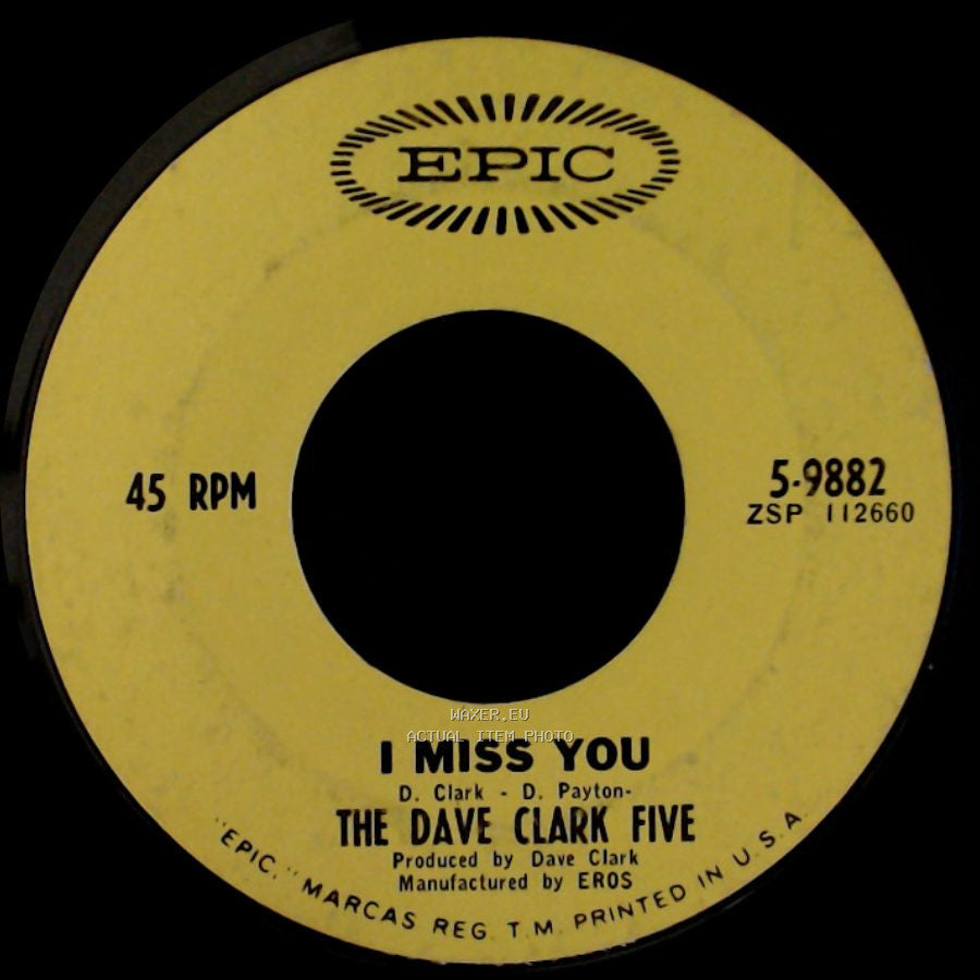 The Dave Clark Five - I Miss You / At The Scene side A