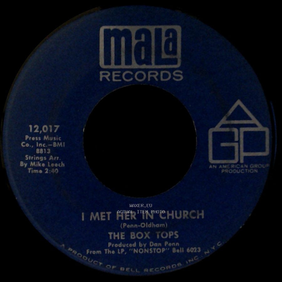 The Box Tops - I Met Her In Church / People Gonna Talk side A