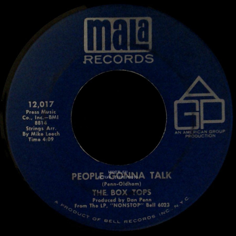 The Box Tops - I Met Her In Church / People Gonna Talk side B