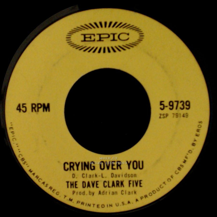 The Dave Clark Five - Any Way You Want It / Crying Over You side B