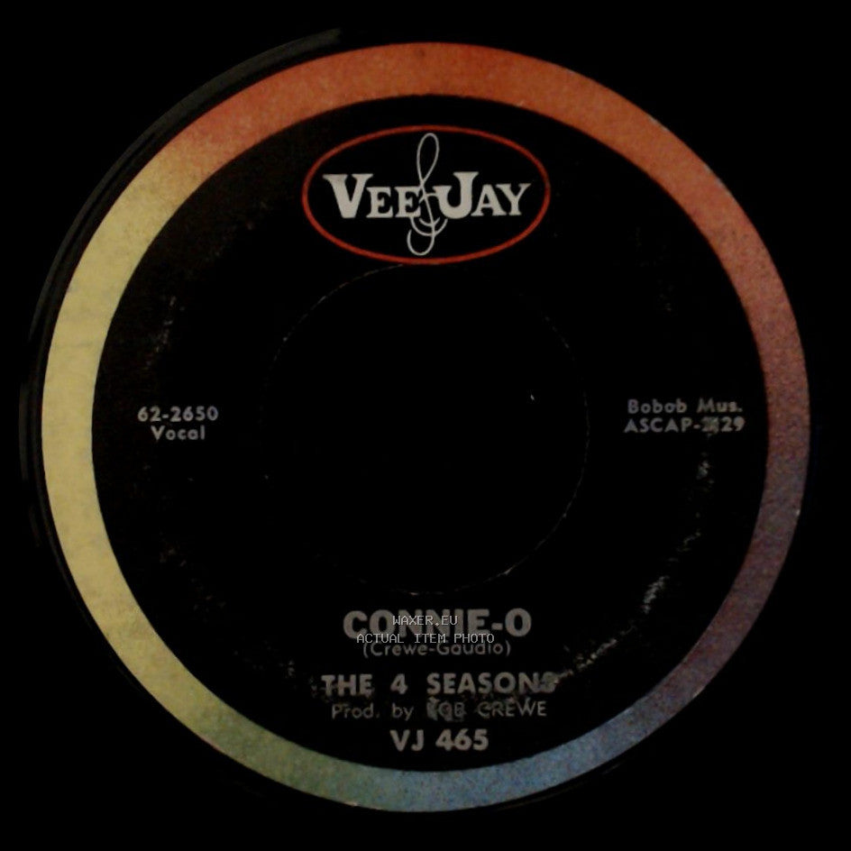 The 4 Seasons - Big Girl's Don't Cry / Connie-O side B