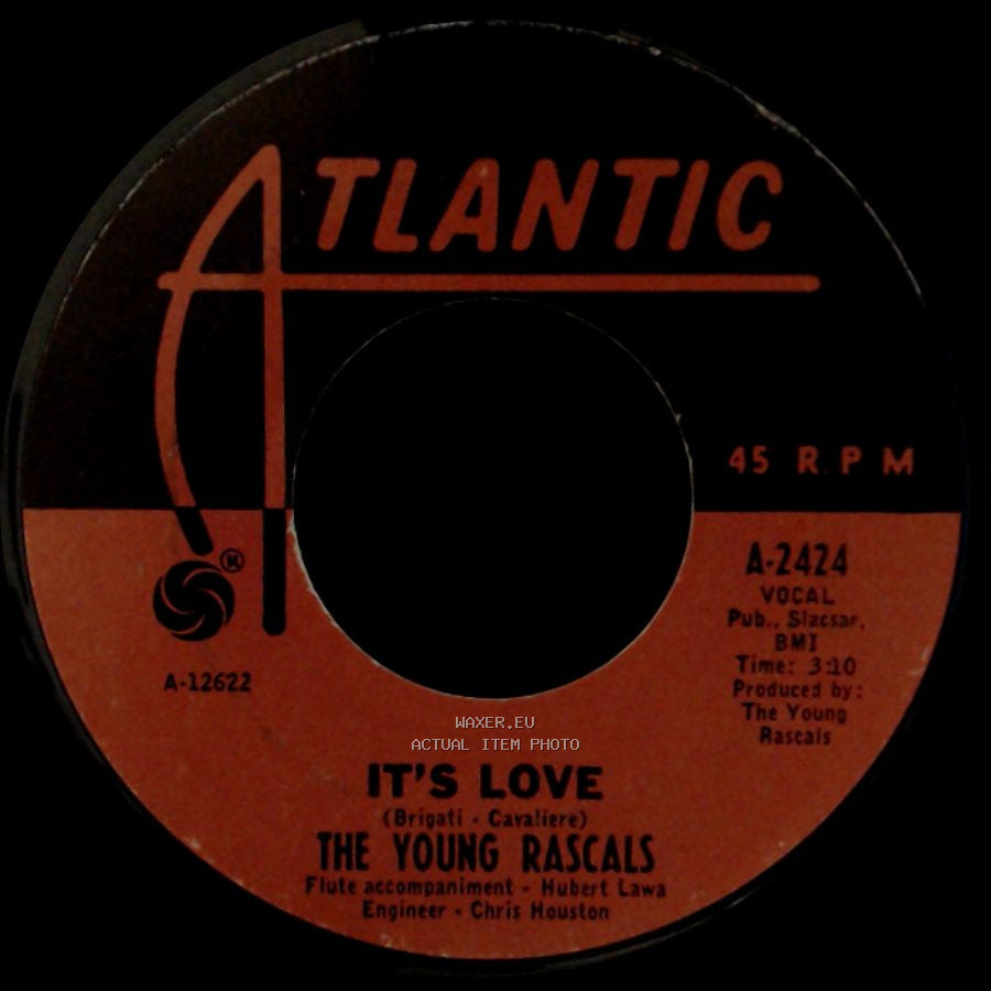 The Young Rascals - It's Love / A Girl Like You side A
