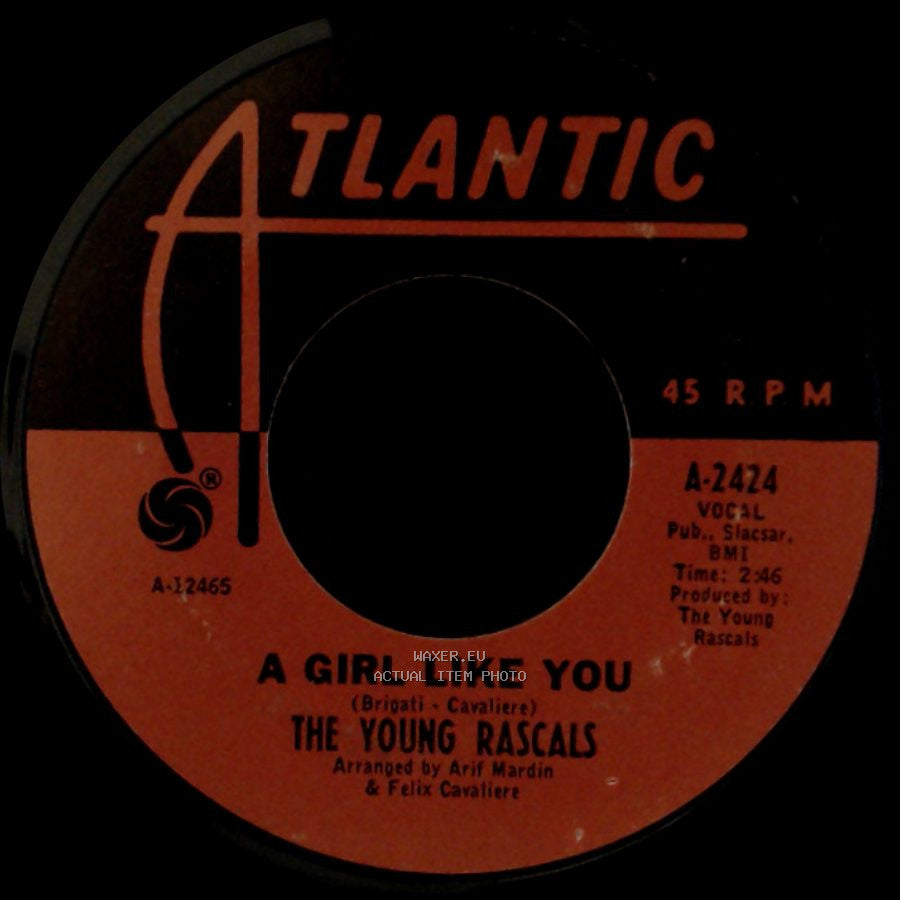 The Young Rascals - It's Love / A Girl Like You side B