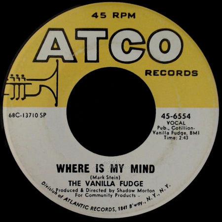 The Vanilla Fudge - Where Is My Mind / The Look Of Love side A