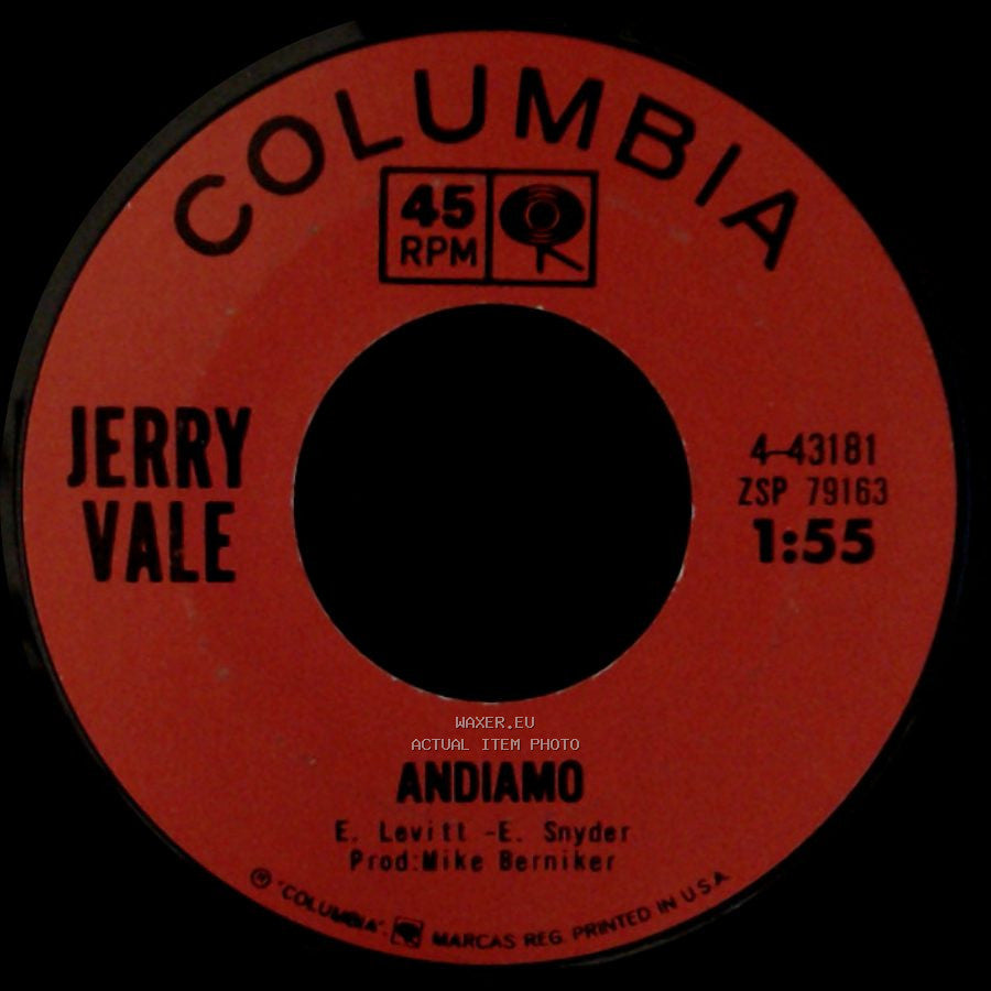 Jerry Vale - Andiamo / Have You Looked Into Your Heart side A