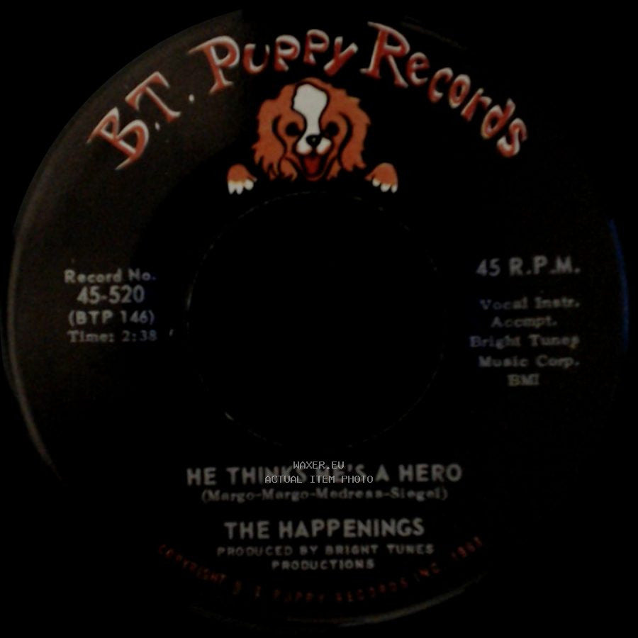 The Happenings - He Thinks He's A Hero / See You In September side A