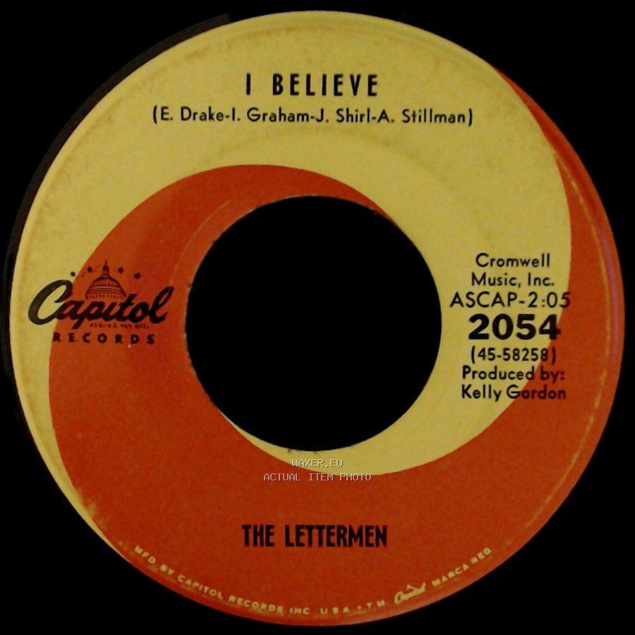 The Lettermen - I Believe / Goin' Out Of My Head / Can't Take My Eyes Off You side A