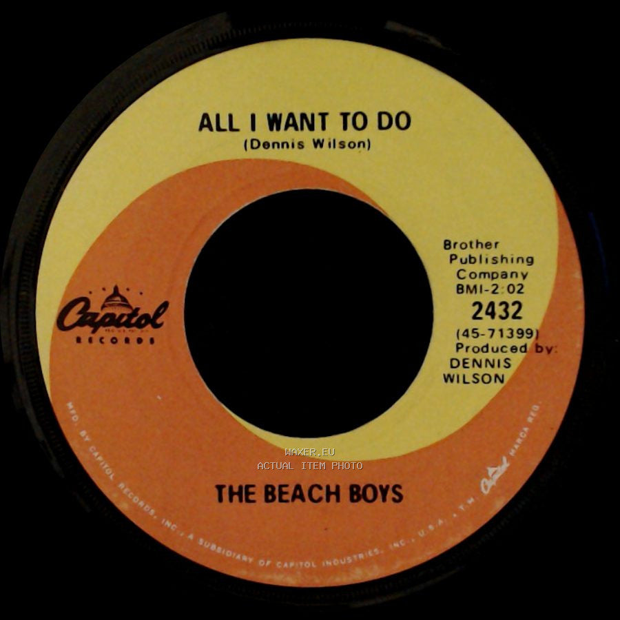 The Beach Boys - I Can Hear Music / All I Want To Do side B