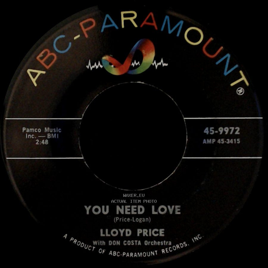 Lloyd Price - You Need Love / Stagger Lee side A