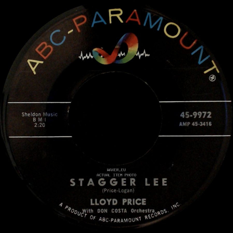 Lloyd Price - You Need Love / Stagger Lee side B
