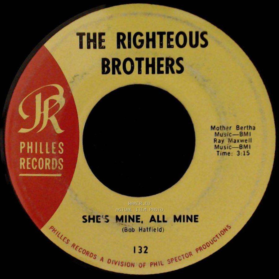 The Righteous Brothers - The White Cliffs Of Dover / She's Mine, All Mine side B