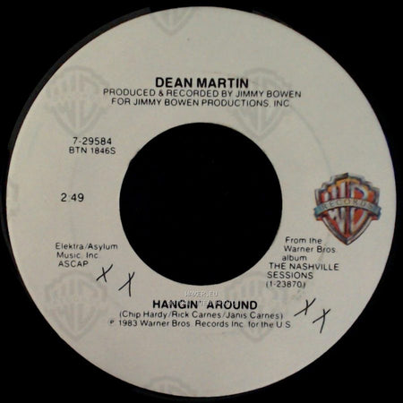 Dean Martin - Hangin' Around / My First Country Song side A
