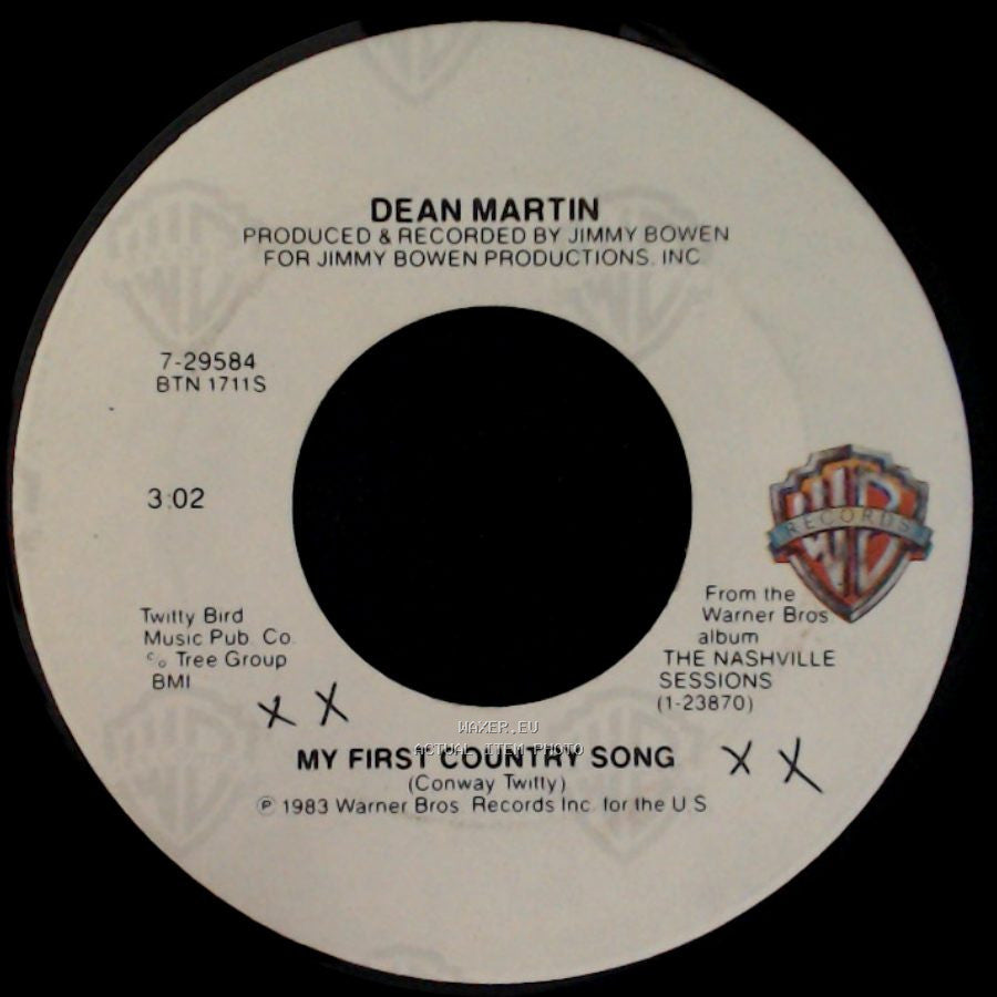 Dean Martin - Hangin' Around / My First Country Song side B