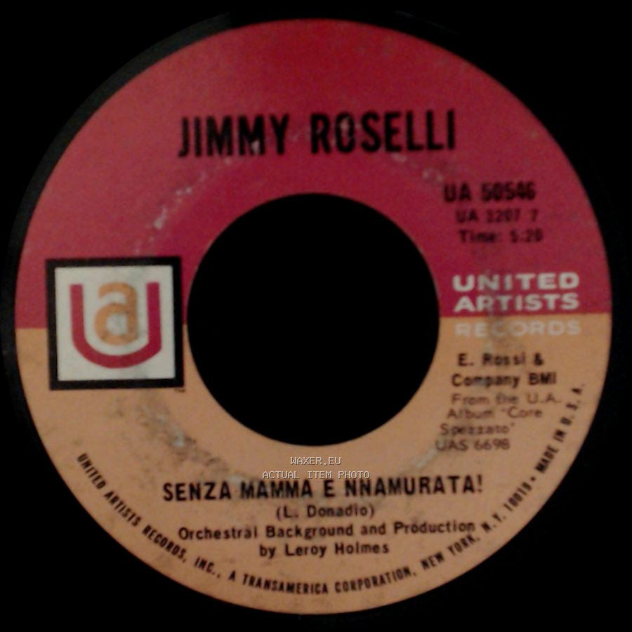 Jimmy Roselli - 'e Rrose Parlano / Senza Mamma E Nnamurata! side B
