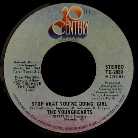 The Younghearts - Me & You / Stop What You're Doing, Girl side B