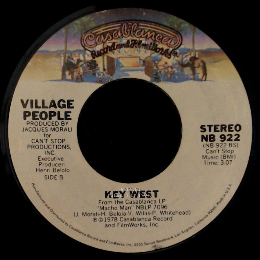 Village People - Macho Man / Key West side B